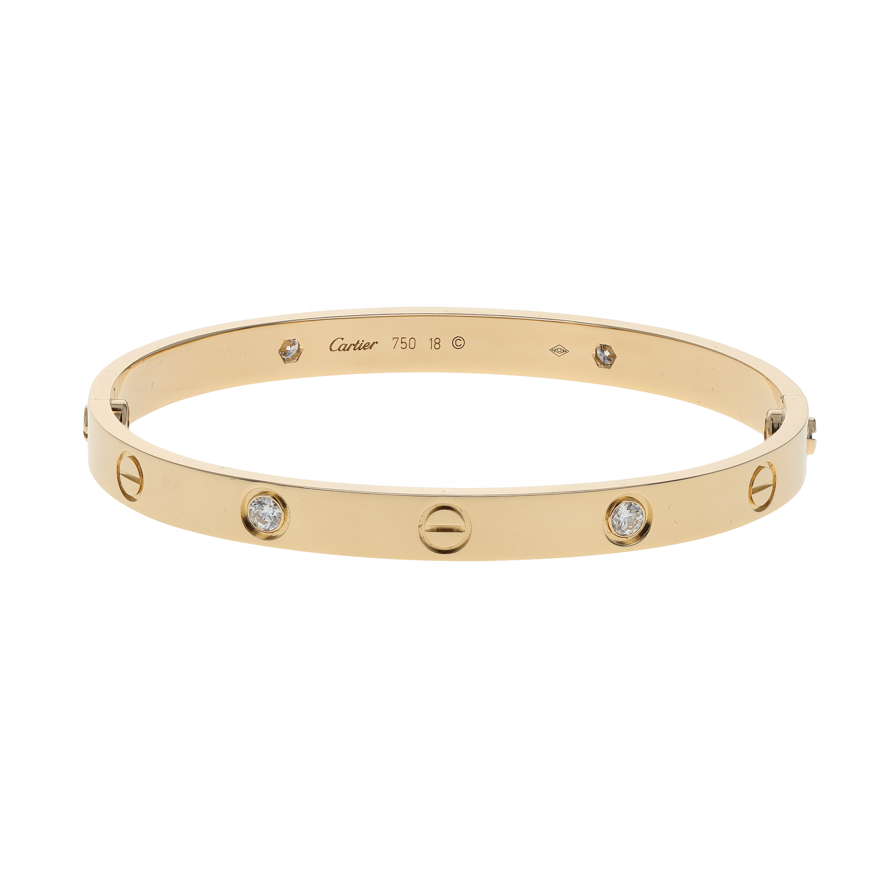 Image #1 Love Bangle Bracelet - Size 18