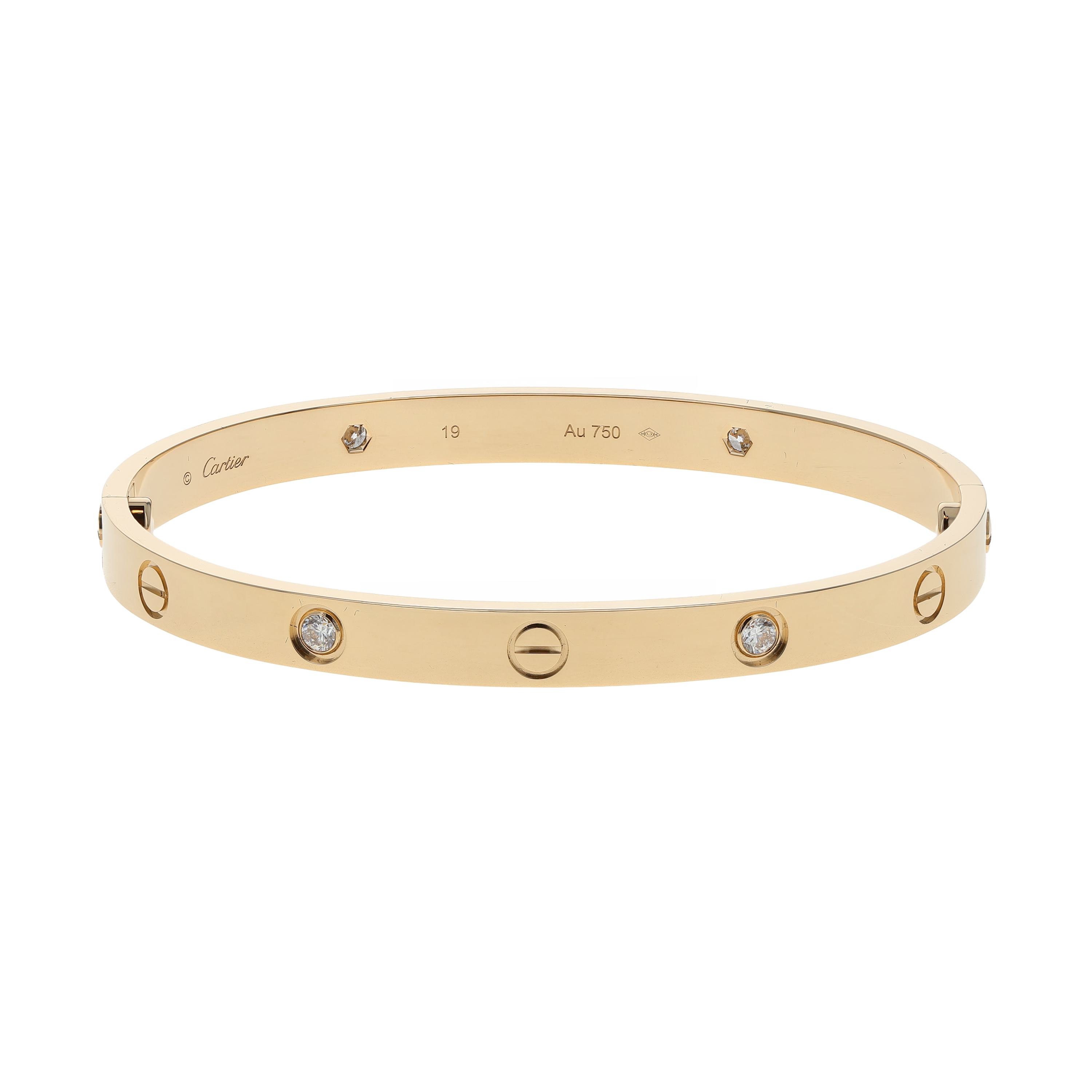 Image #1 Love Bangle Bracelet - Size 19