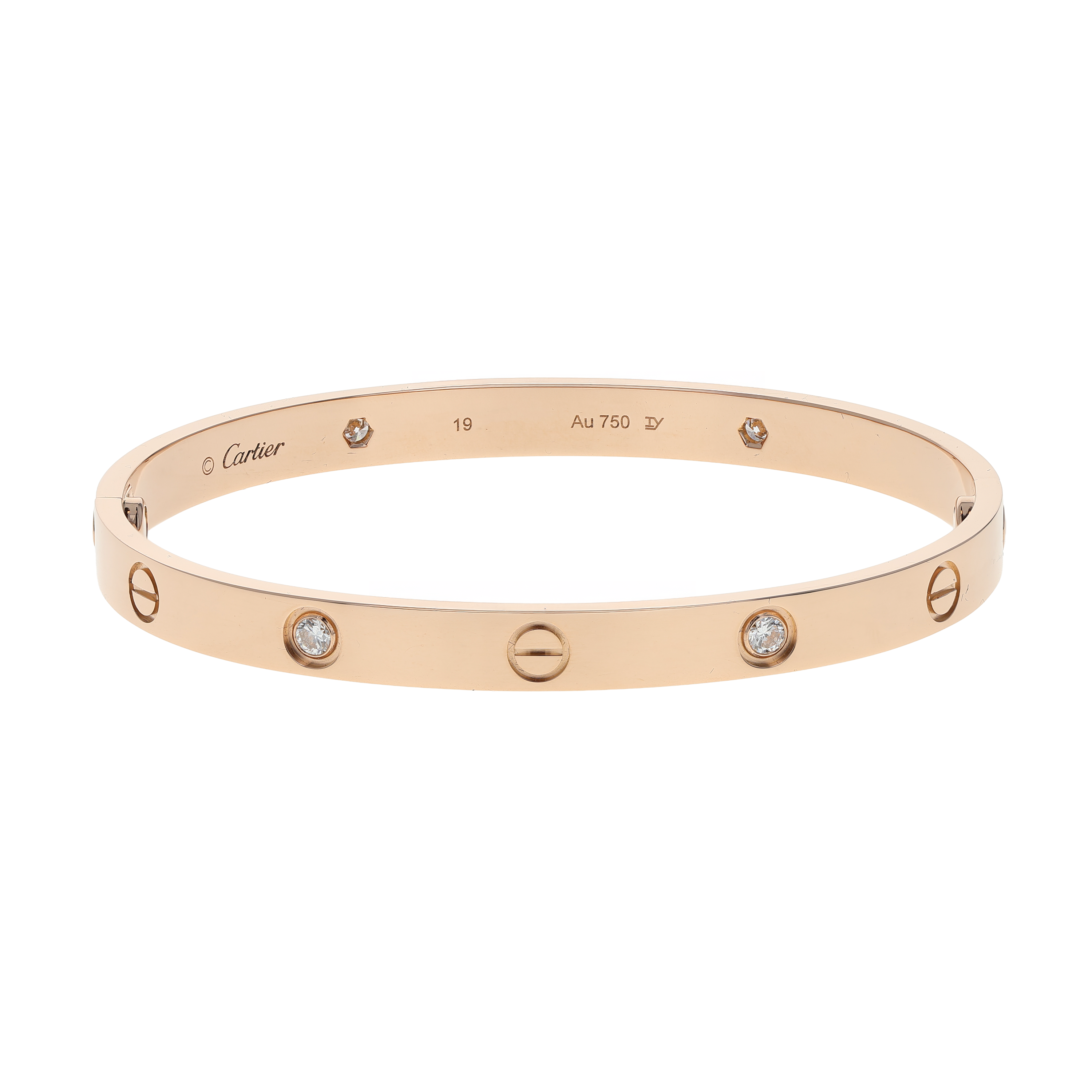 Image #1 Love Bangle Bracelet - Size 19