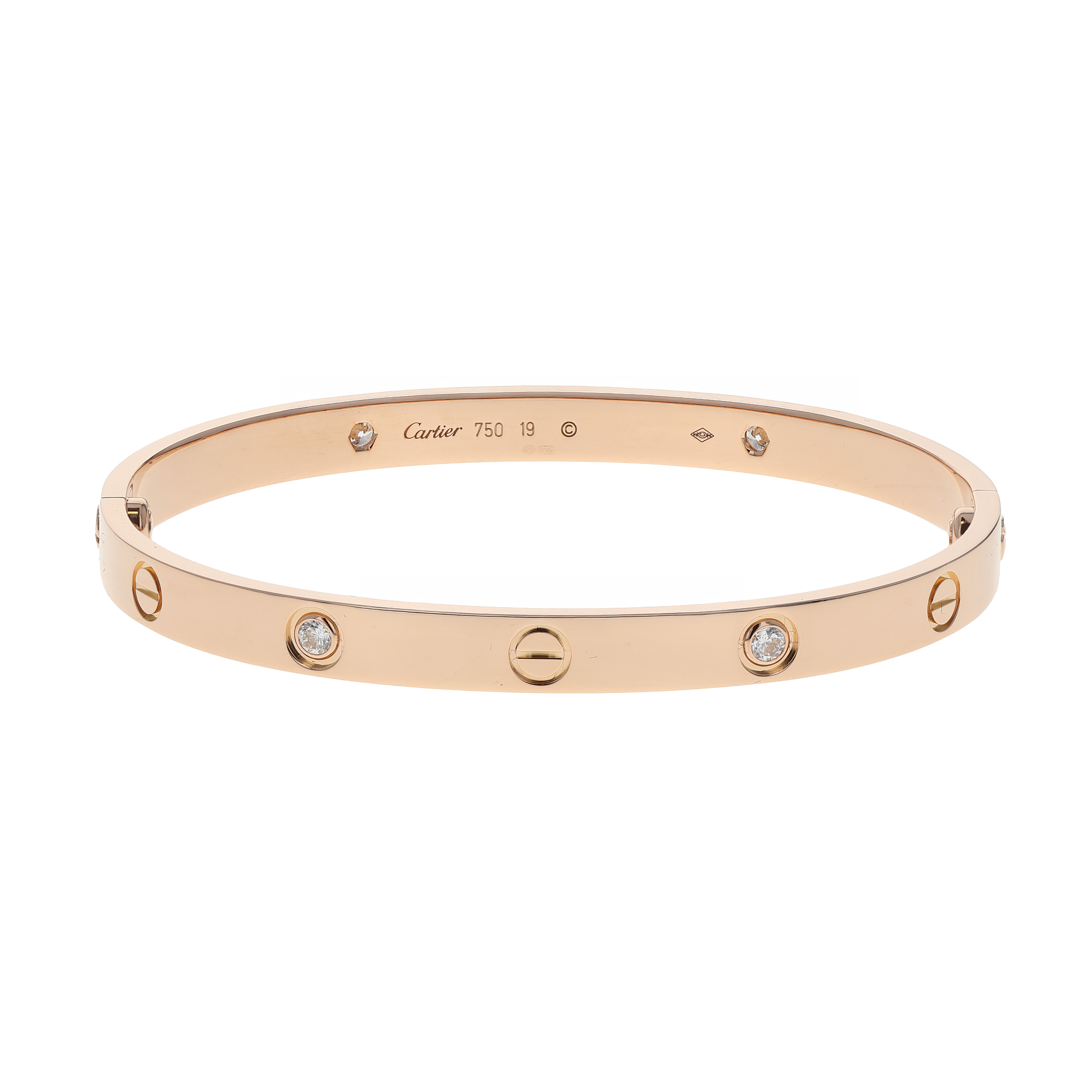 Image #1 Love Bangle Bracelet - Size 19