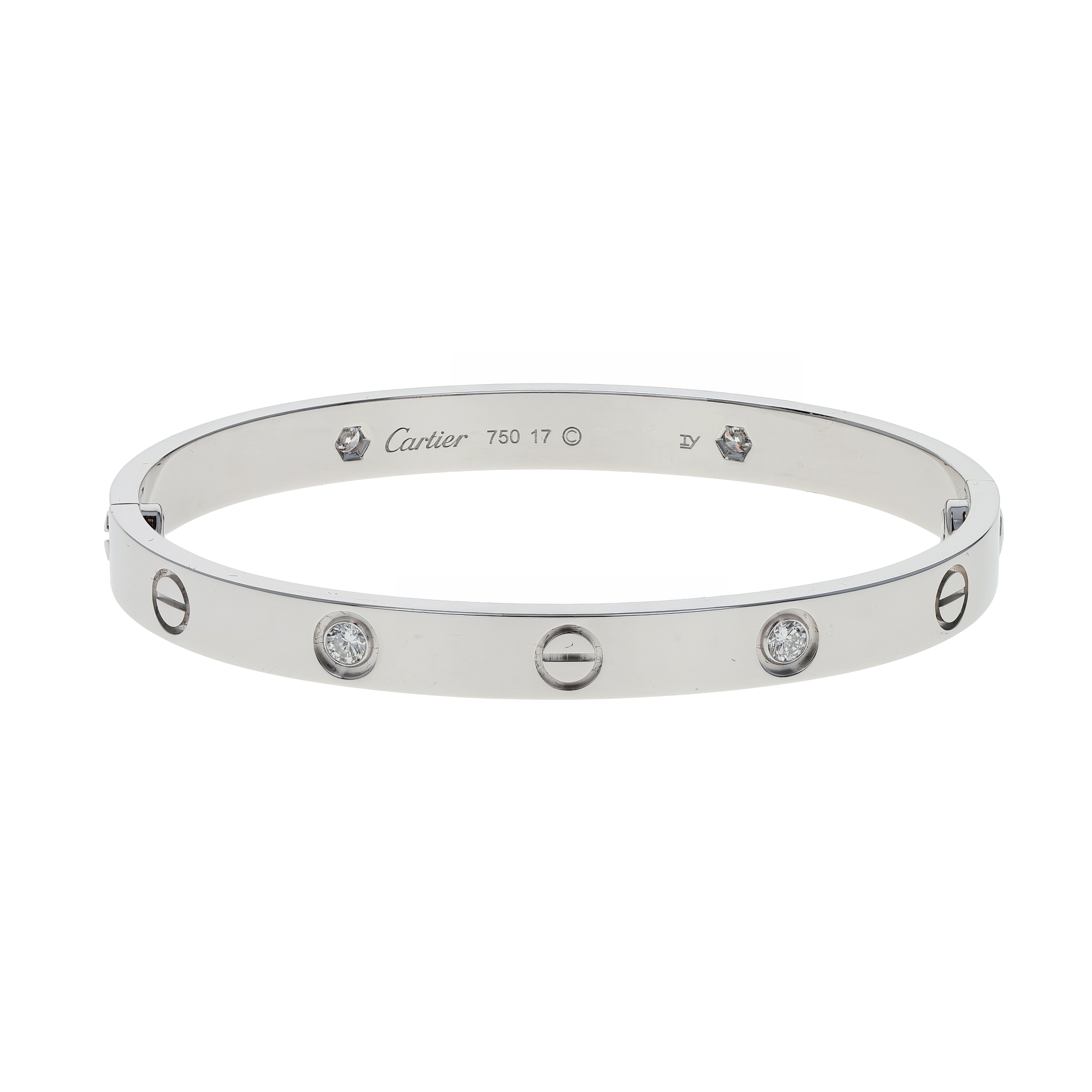 Image #1 Love Bangle Bracelet - Size 17