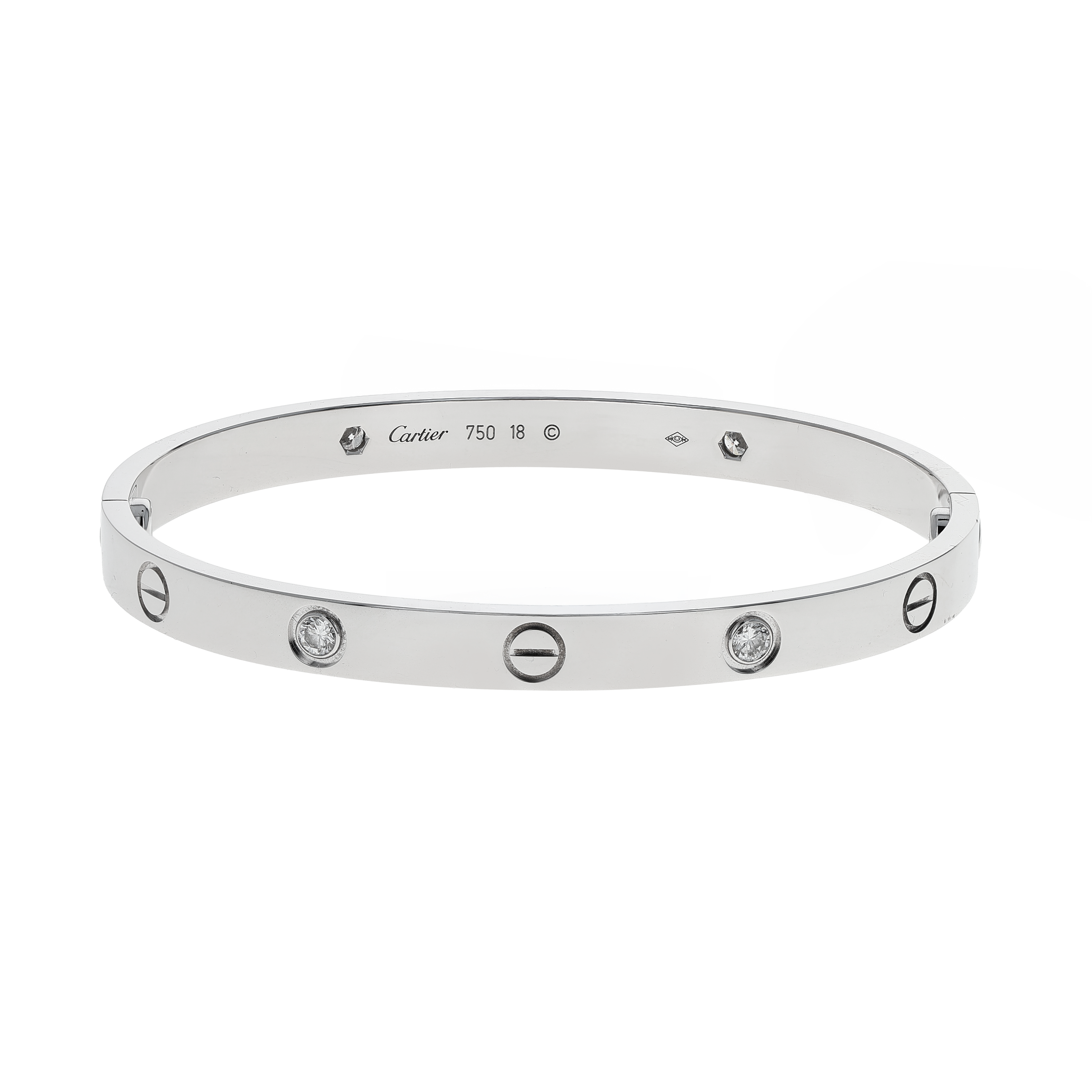 Image #1 Love Bangle Bracelet - Size 18
