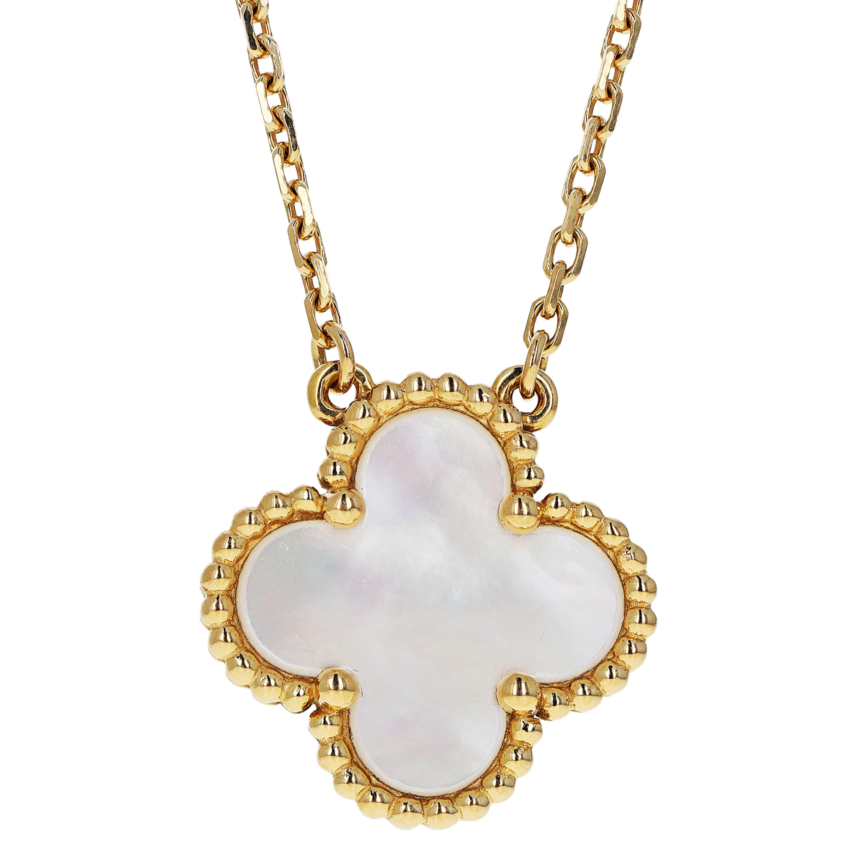 Van Cleef & Arpels のペンダント Pre-Owned Van Cleef & Arpels Vintage Alhambra Pendant Necklace