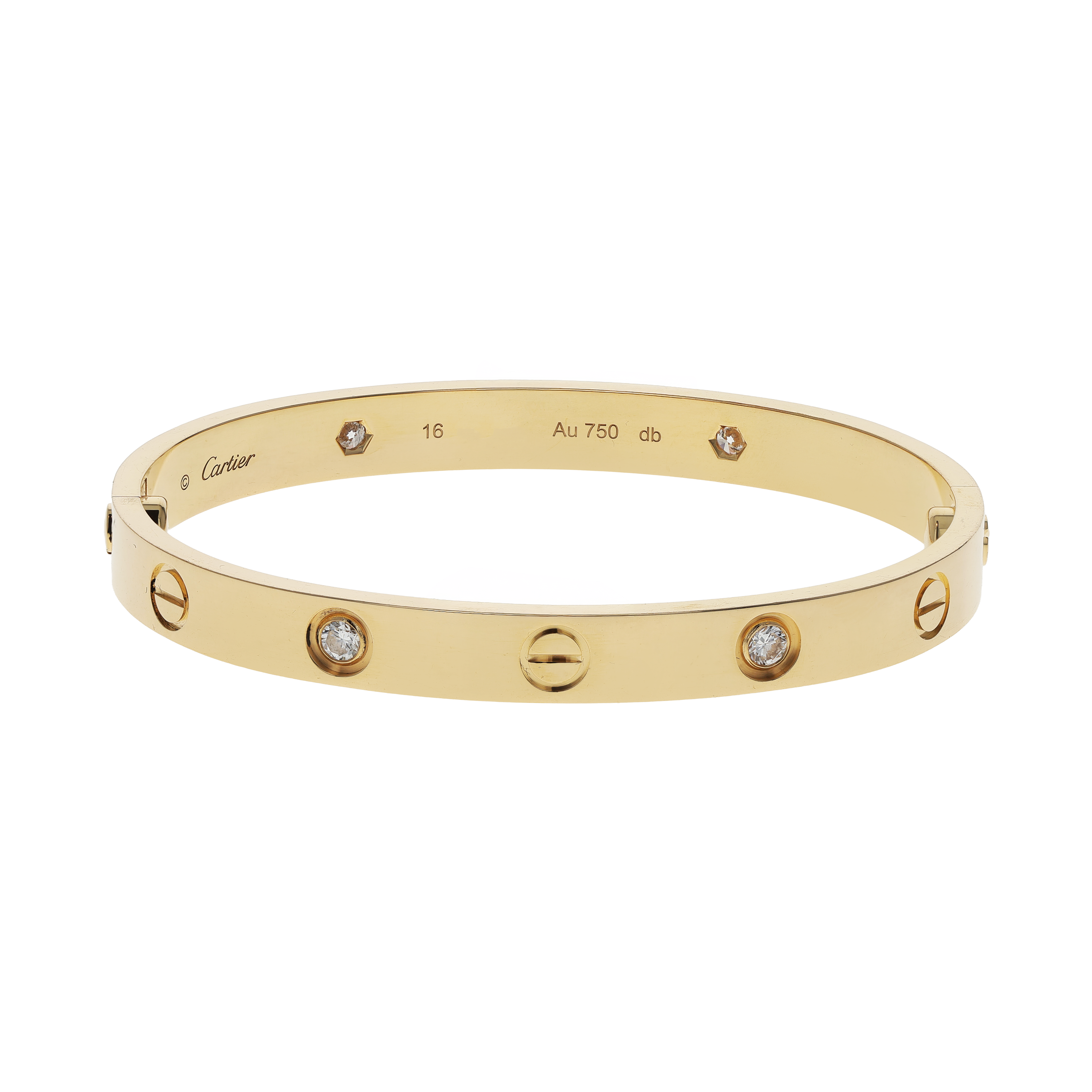 Image #1 Love Bangle Bracelet - Size 16