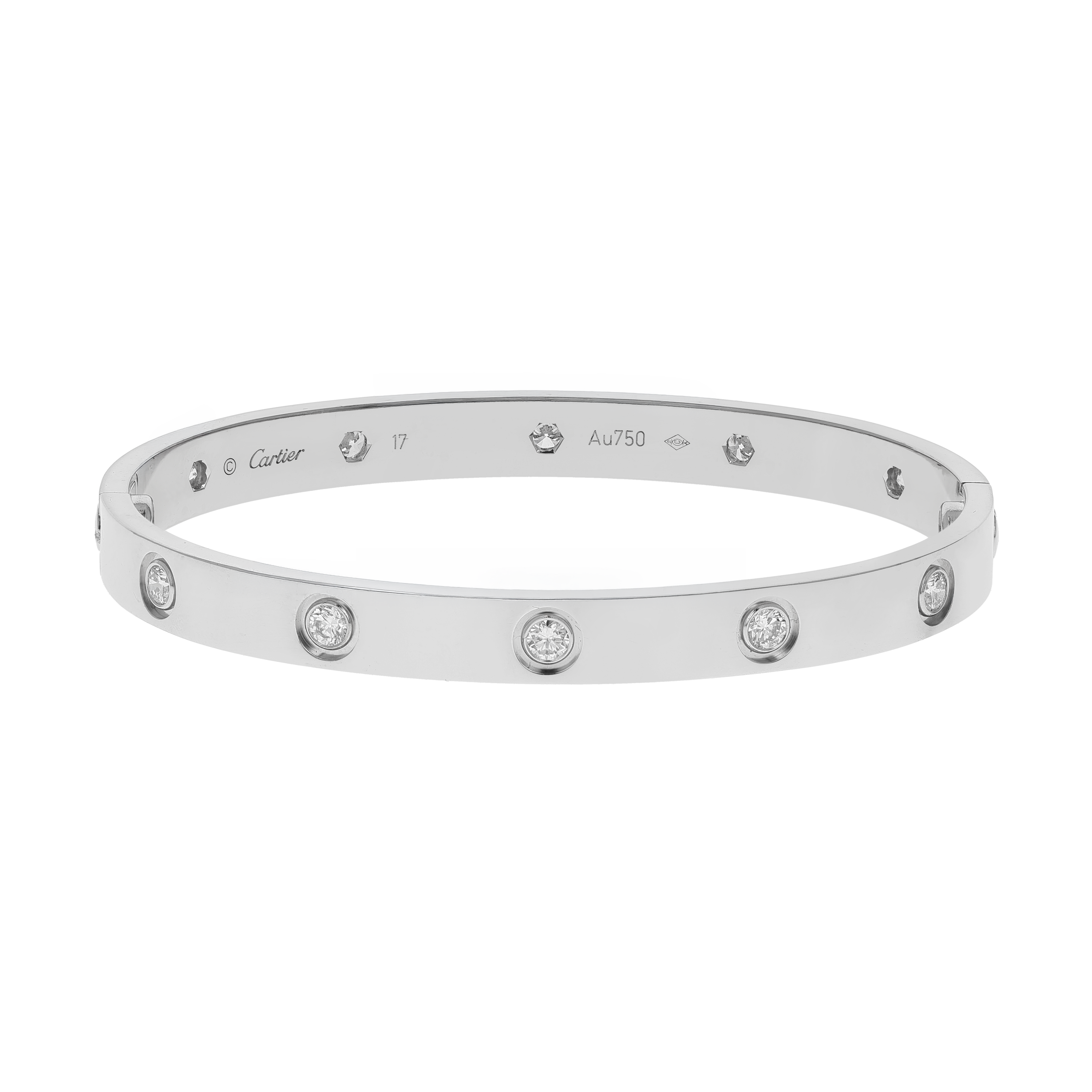 Image #1 Love Bangle Bracelet - Size 17