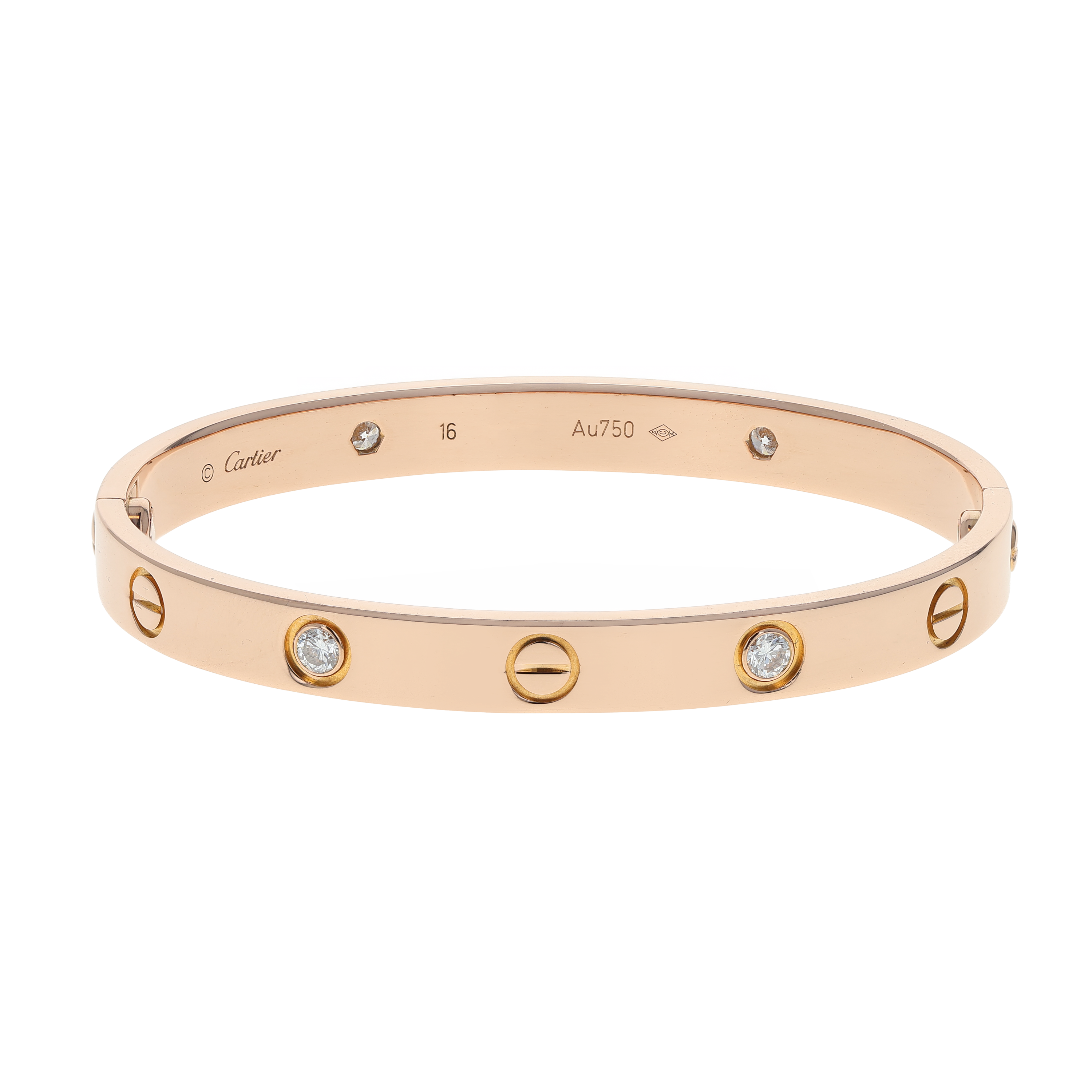 Image #1 Love Bangle Bracelet - Size 16