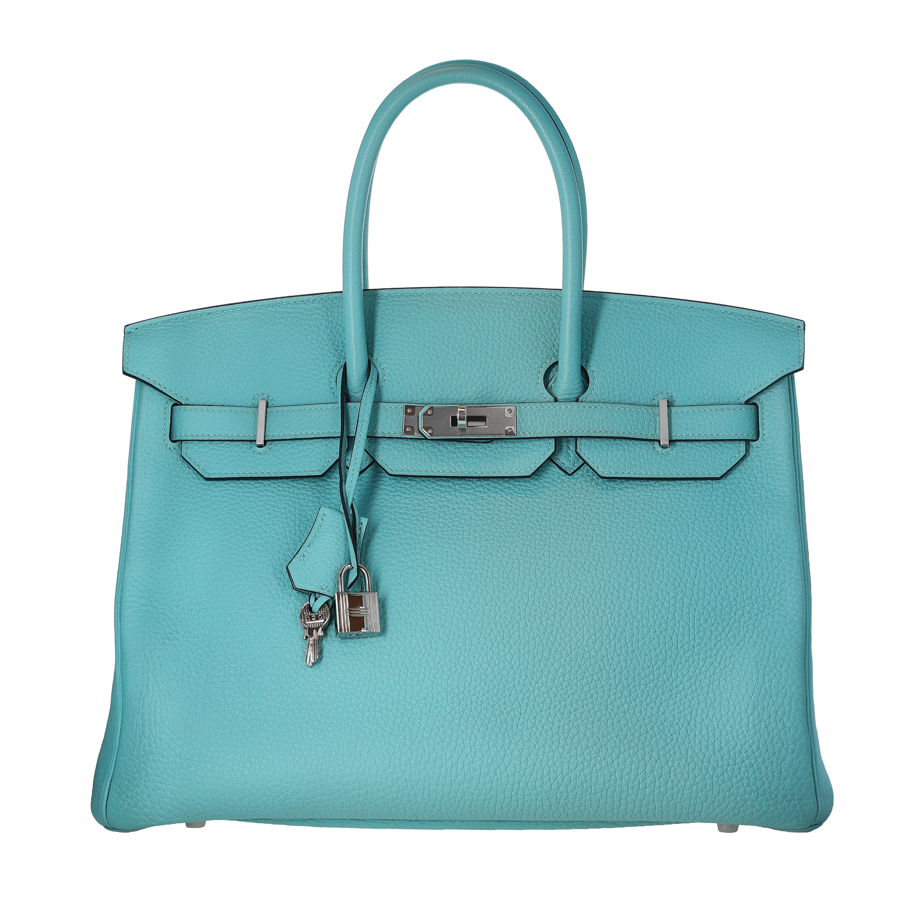 Hermès Togo Birkin 35 Blue Atoll