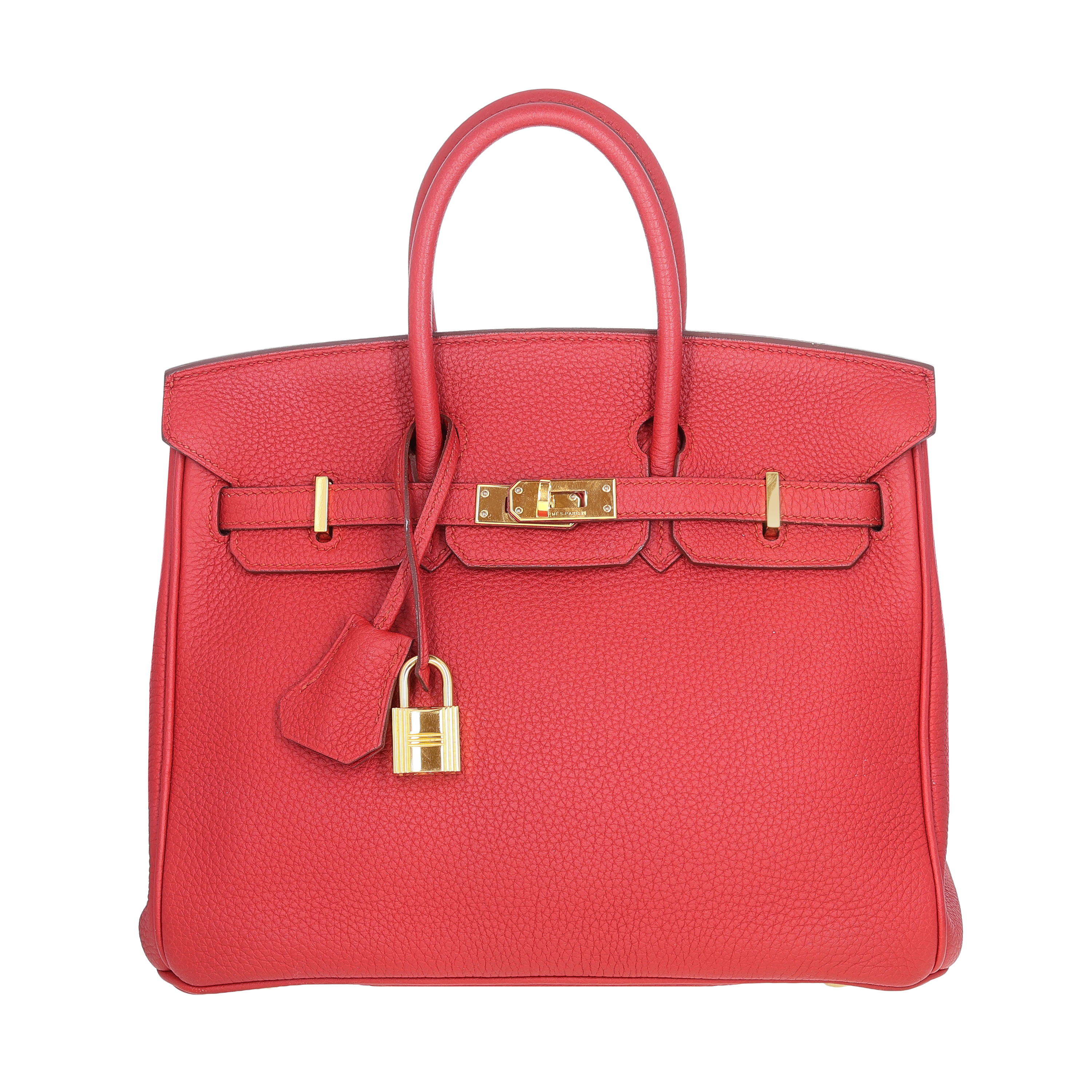 Hermès Togo Birkin 25 Vermillon