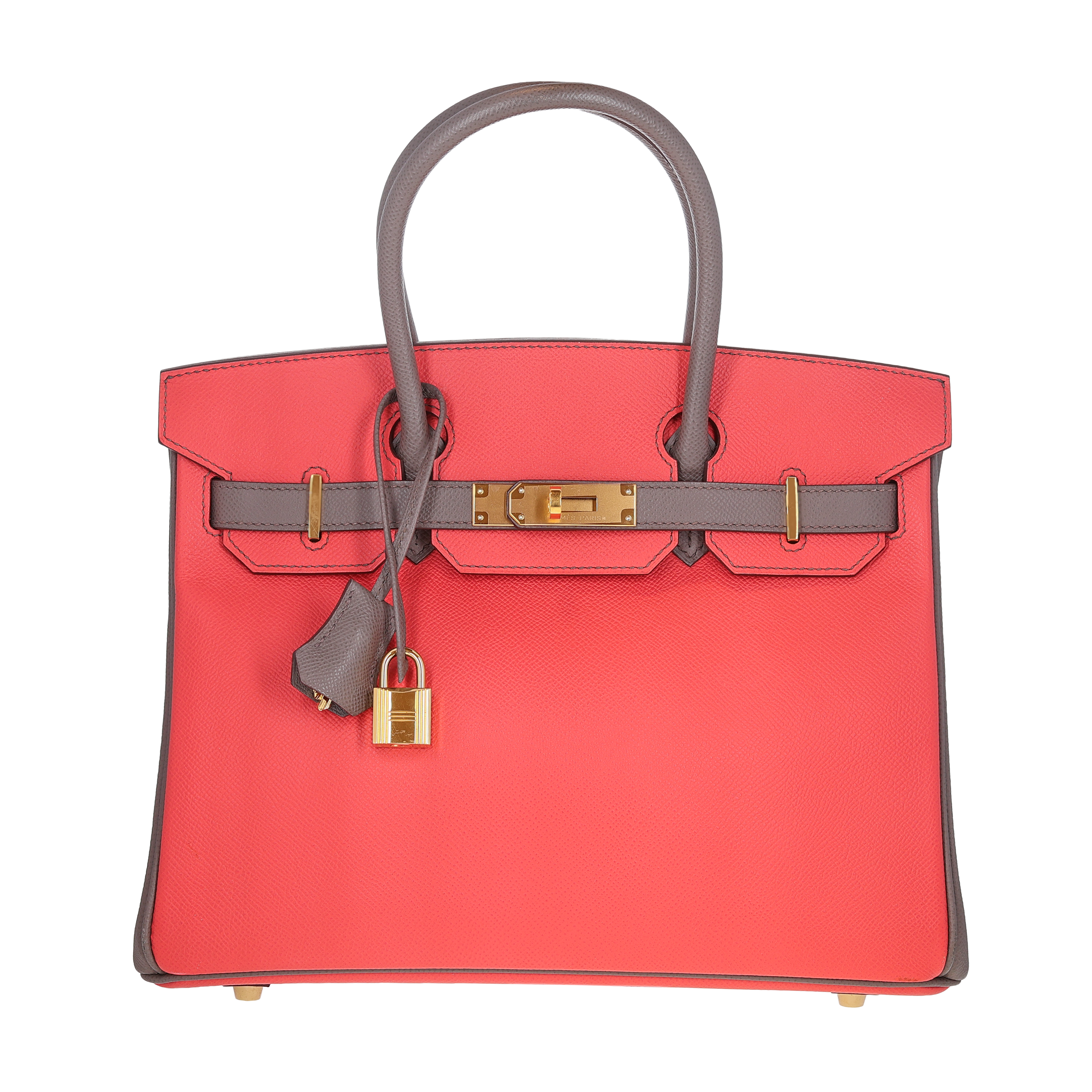 Hermès Bicolor Epsom HSS Birkin 30 Rose Jaipur-Etain