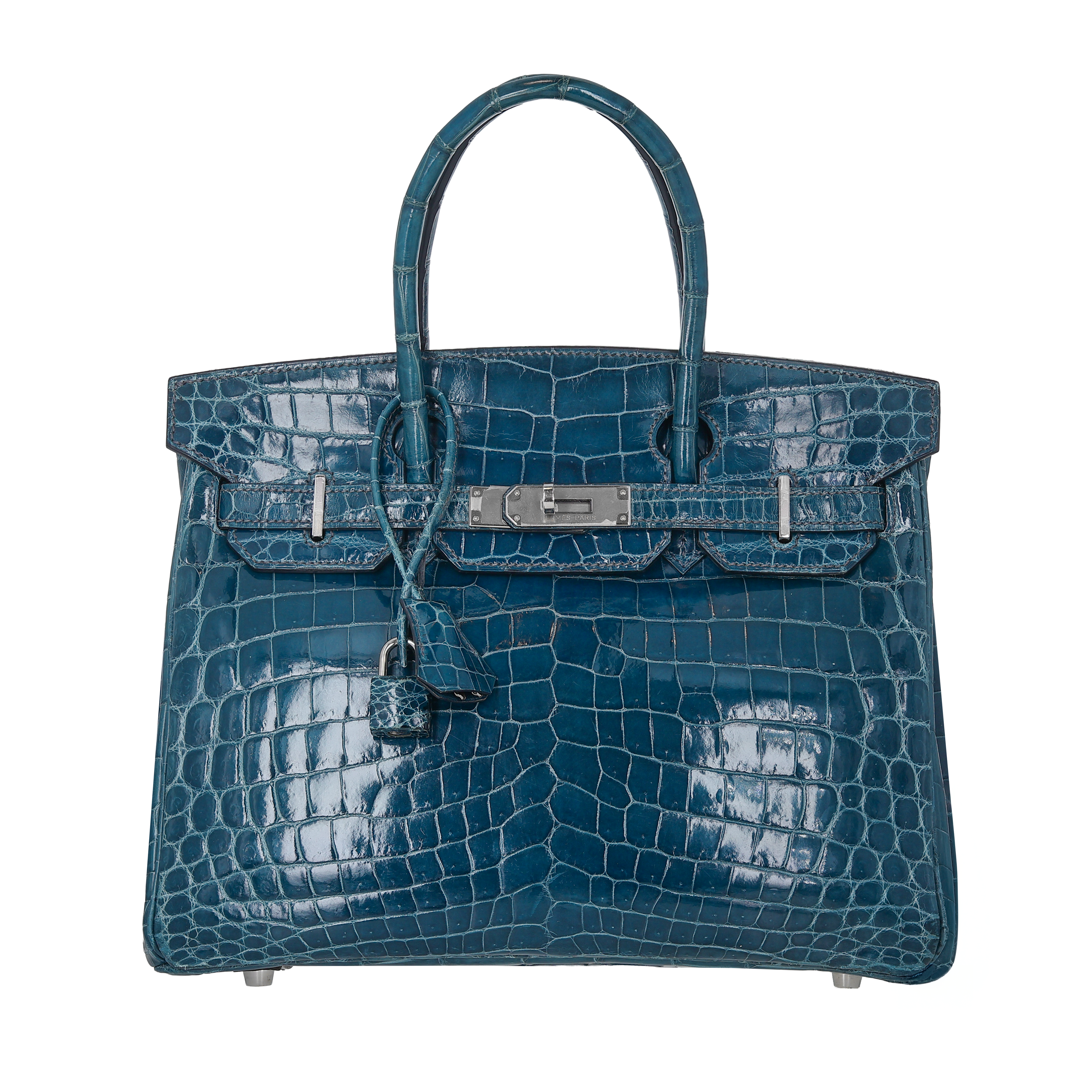 Hermès Crocodile Birkin 30 Blue