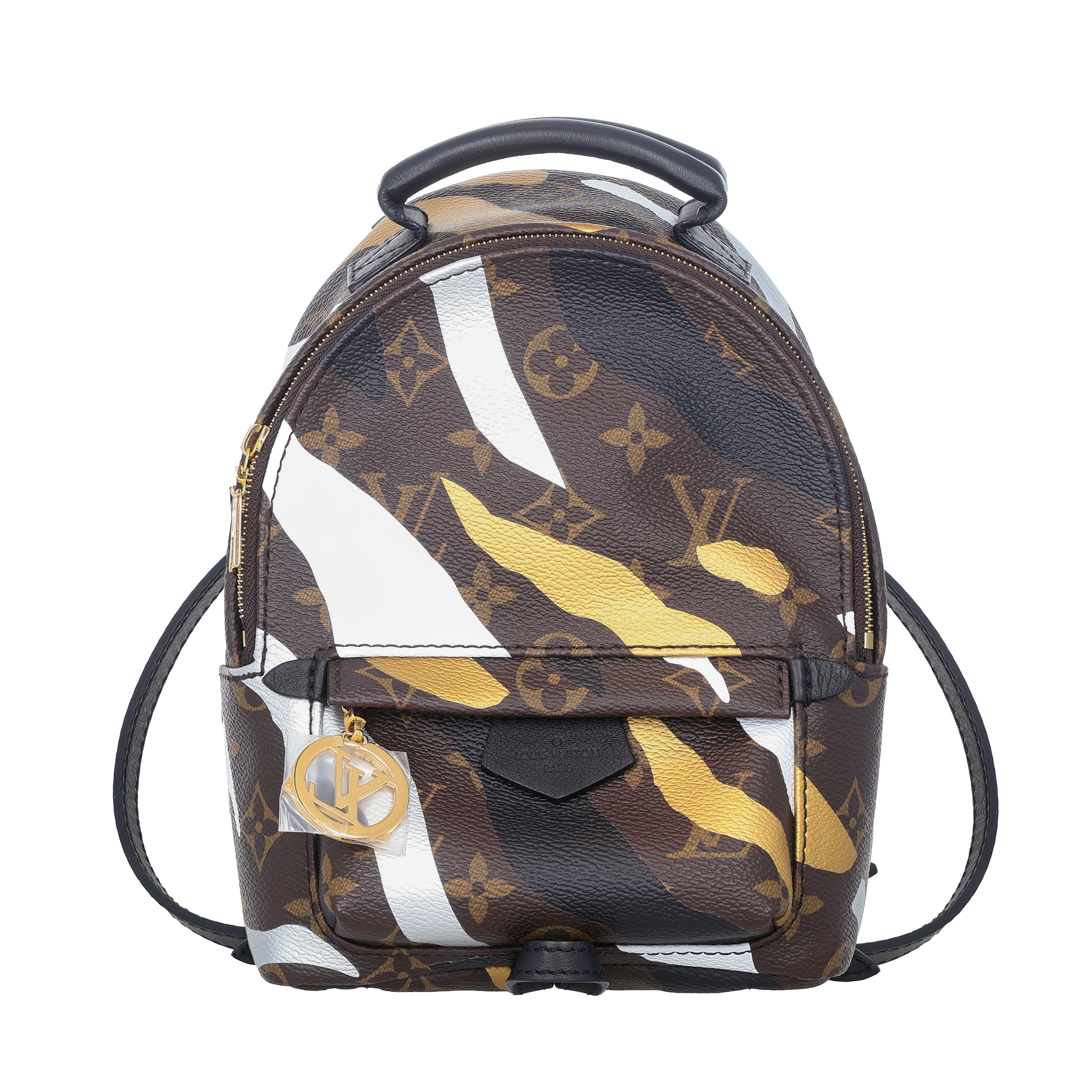 image louis vuitton backpack Pre-Owned Louis Vuitton Limited Edition Monogram Canvas League of Legends  Palm Springs Backpack Brown