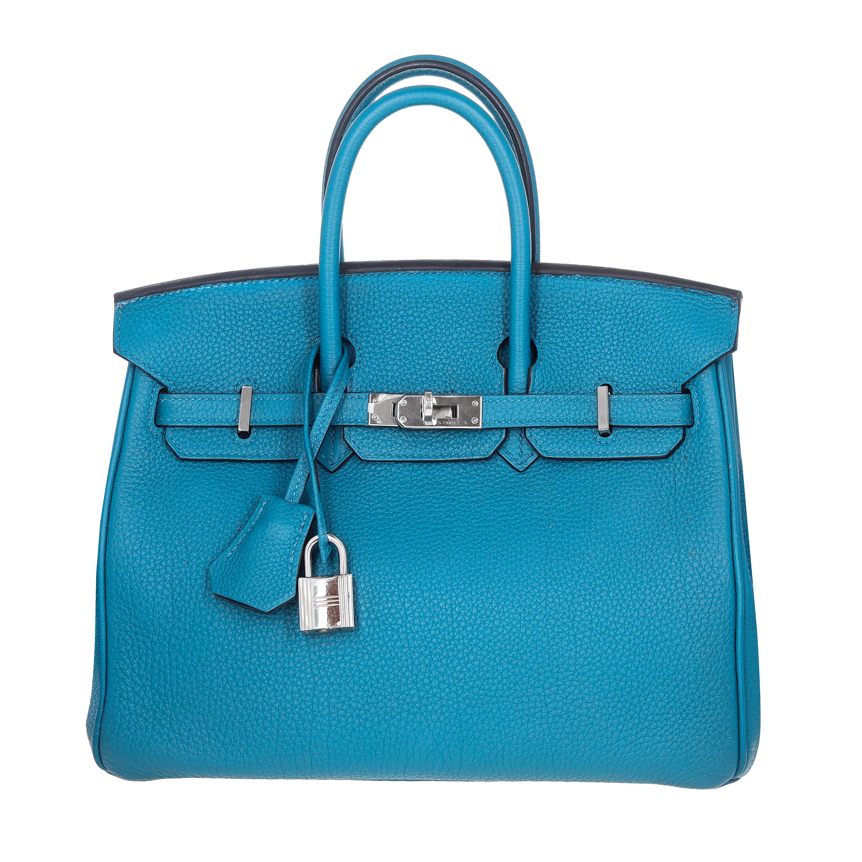 Hermès Togo Birkin 25 Bleu Izmir