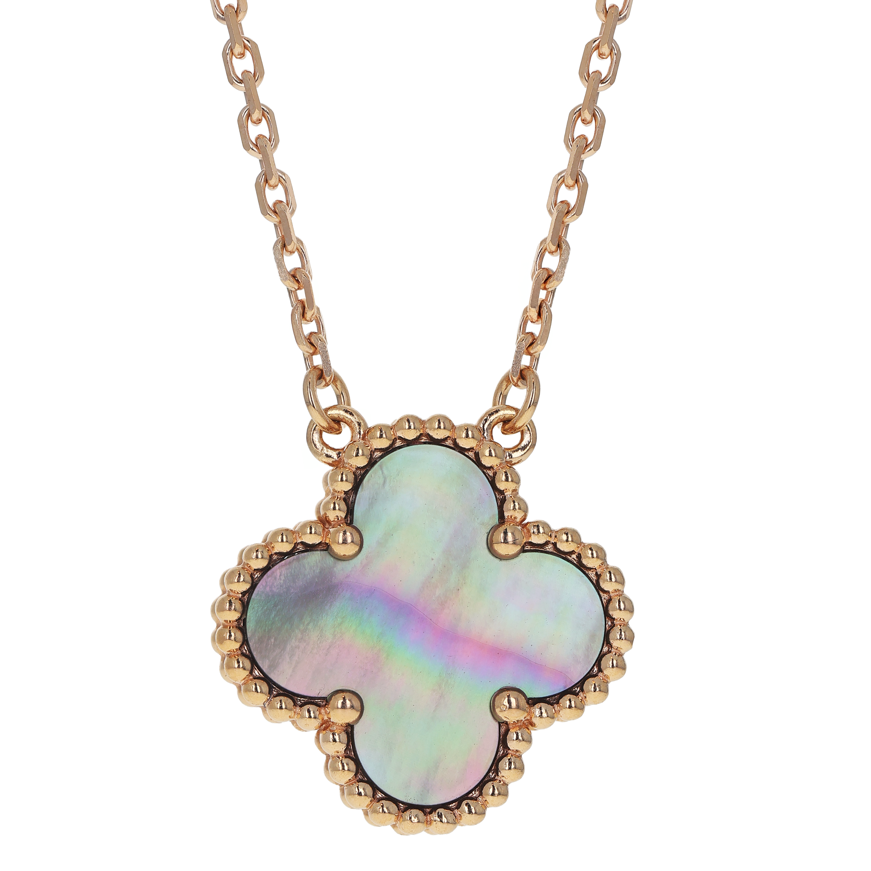 【美品】Vintage Alhambra ネックレス Pre-Owned Van Cleef & Arpels Vintage Alhambra Pendant Necklace