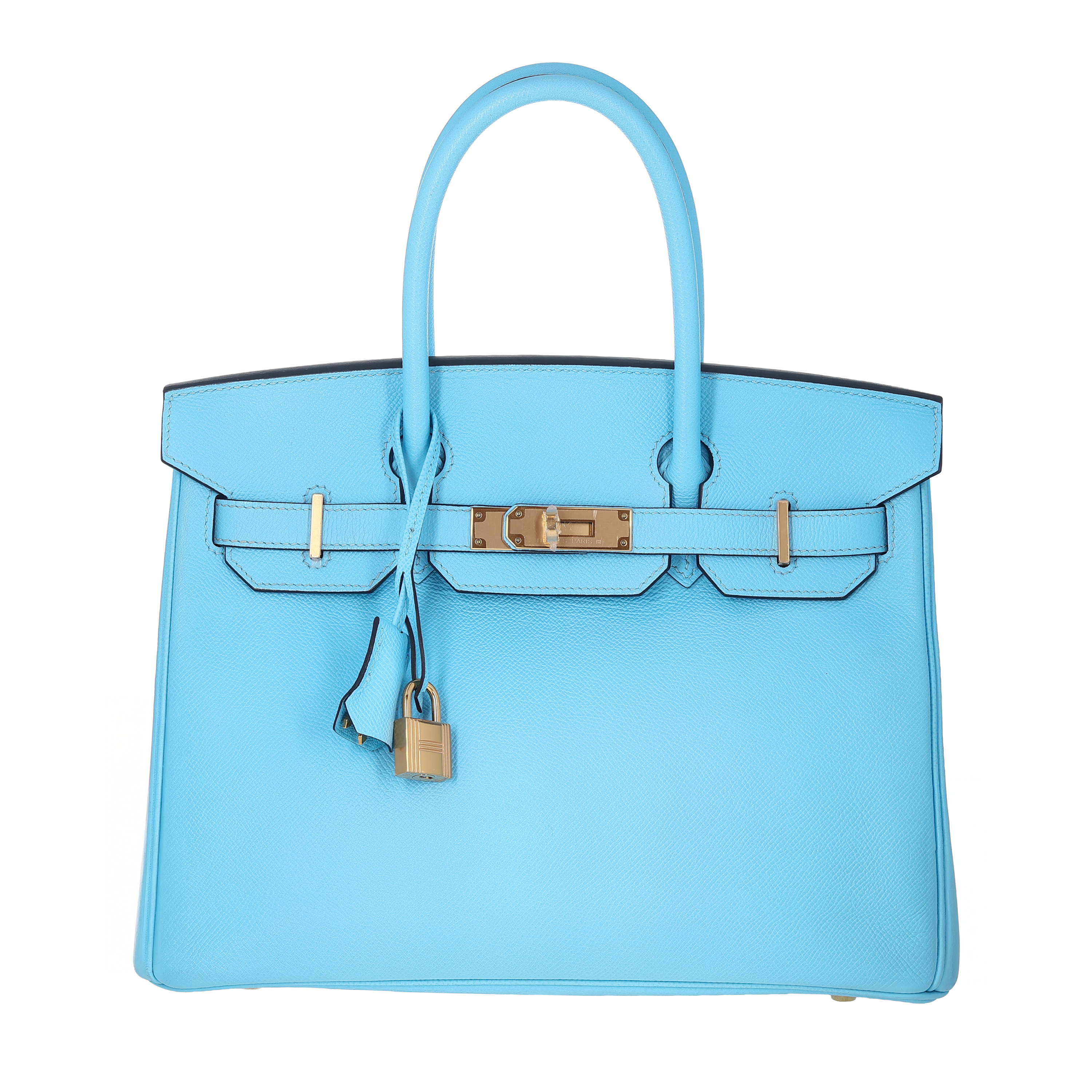 Hermès Epsom Birkin 30 Blue Celeste