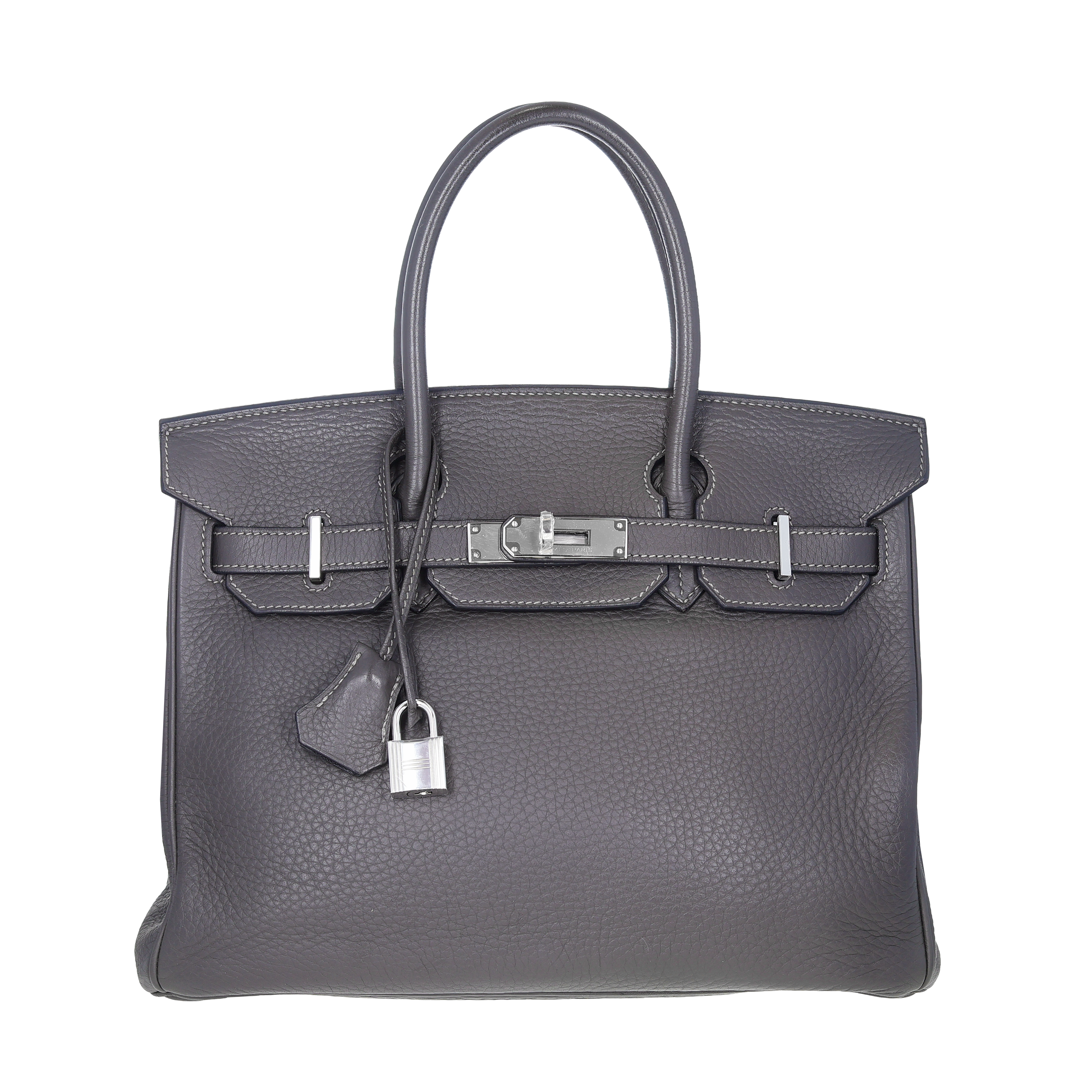 Hermès Clemence Birkin 30 Graphite