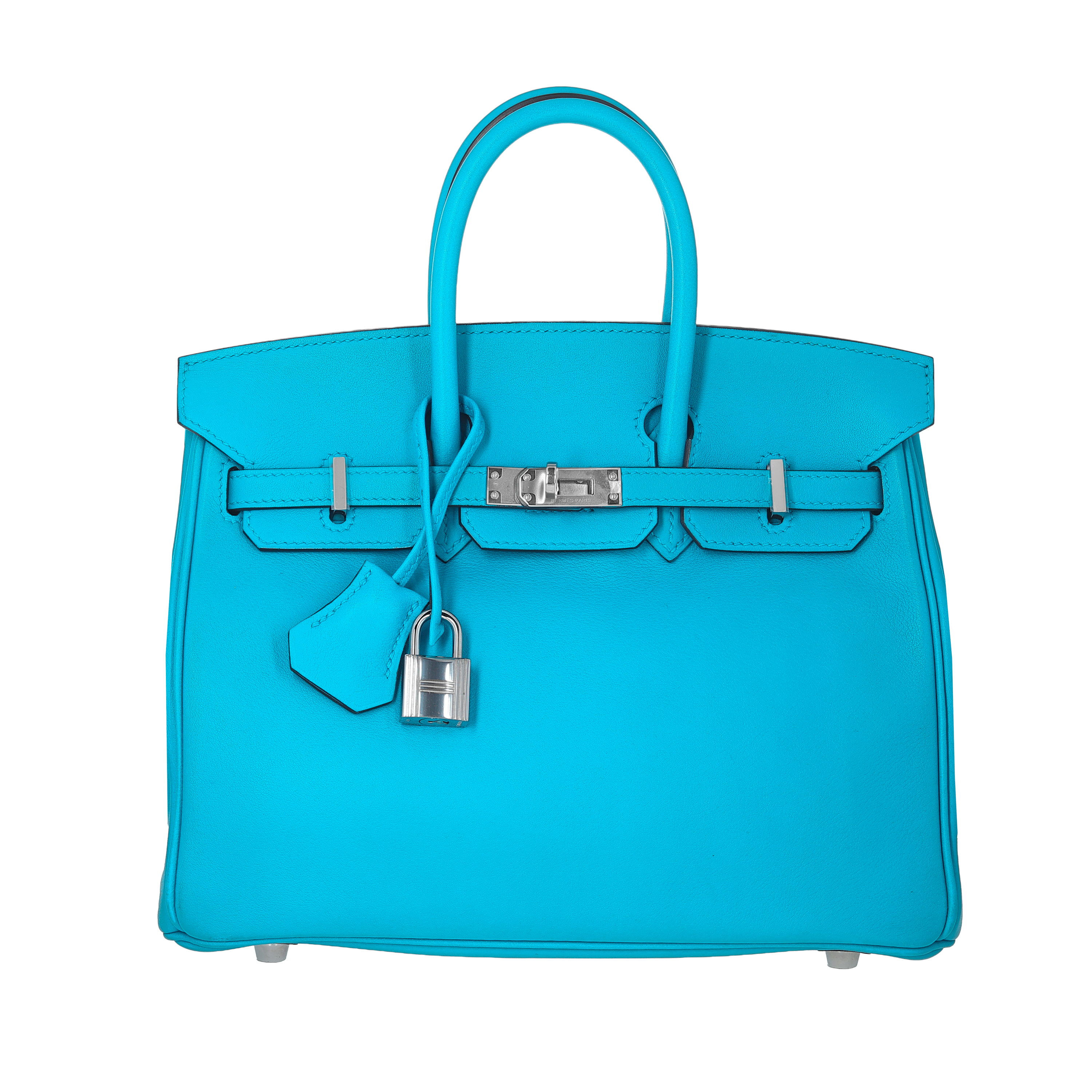 Hermès Swift Birkin 25 Blue Frida