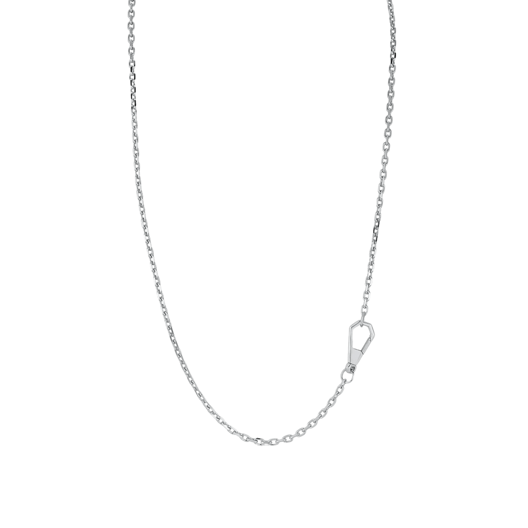 Vertical Sterling Silver Carrington Cable Chain Necklace