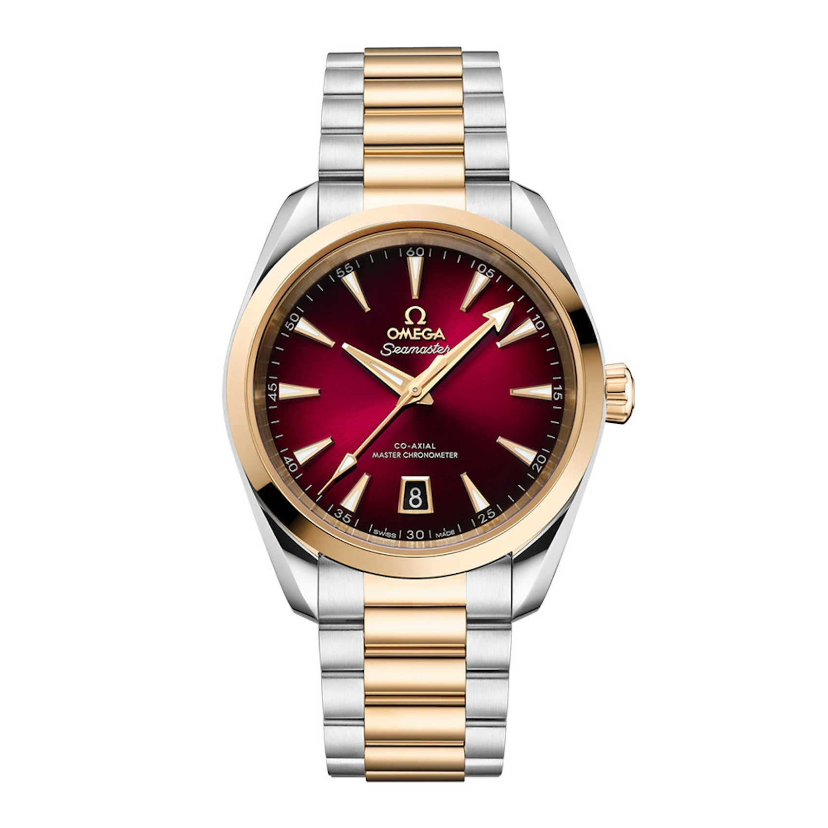 Vertical Seamaster Aqua Terra Shades 150M 18K Moonshine Gold & Steel 38mm