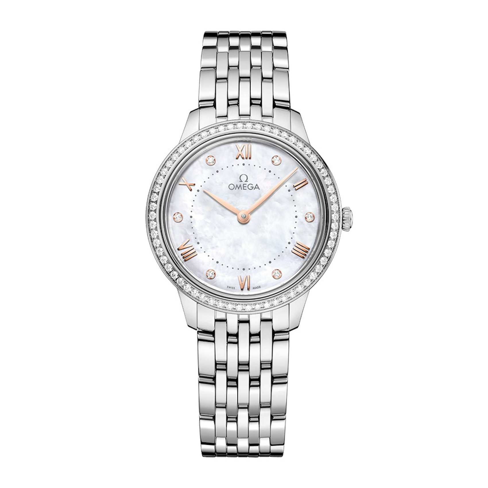 Vertical Omega De Ville Prestige Quartz 30mm 434.15.30.60.55.001