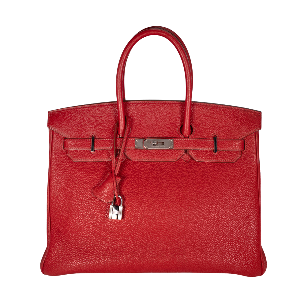 Hermès Taurillon Birkin 35 Rouge Vif