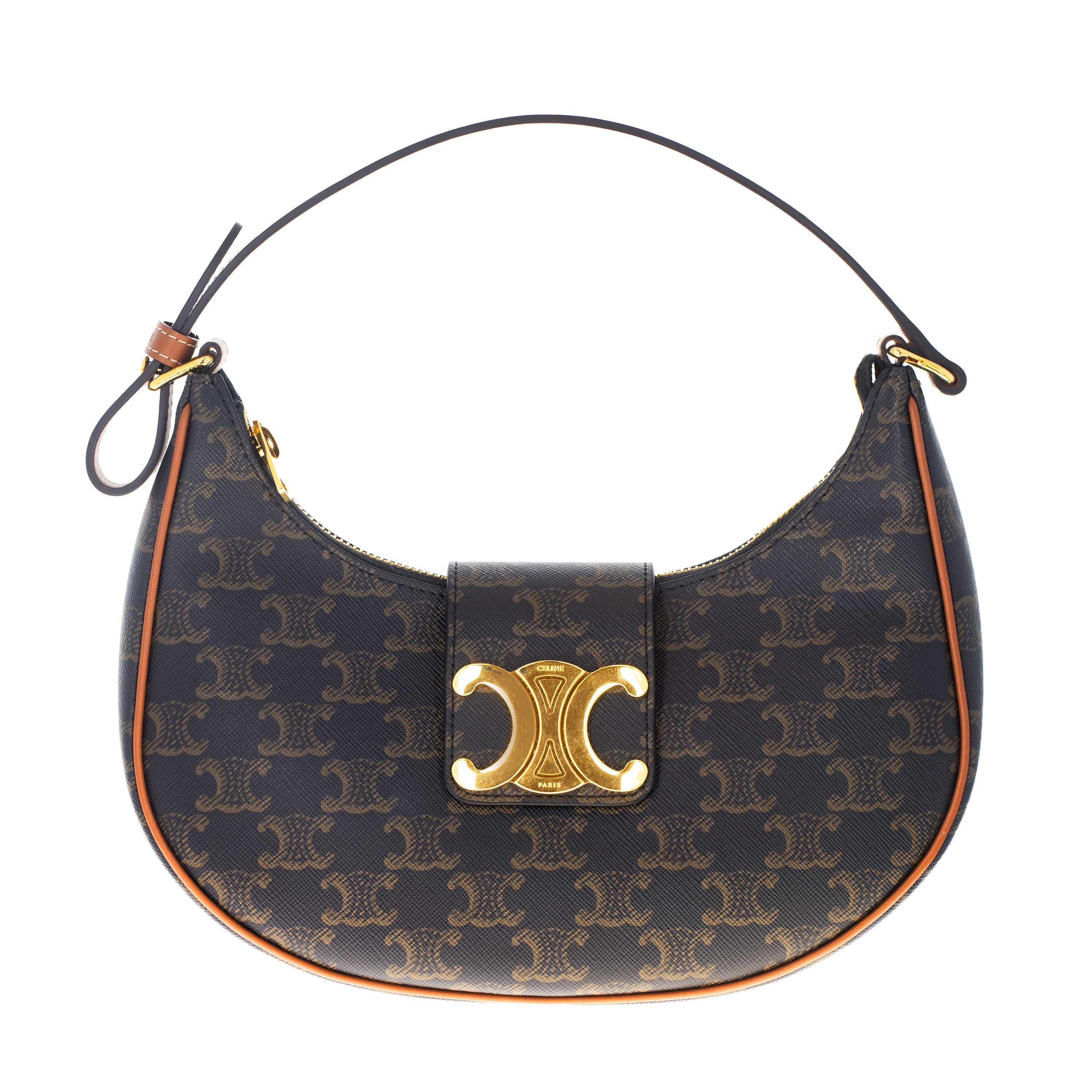 Image #1 Triomphe Canvas with Calfskin Ava Triomphe Medium Black