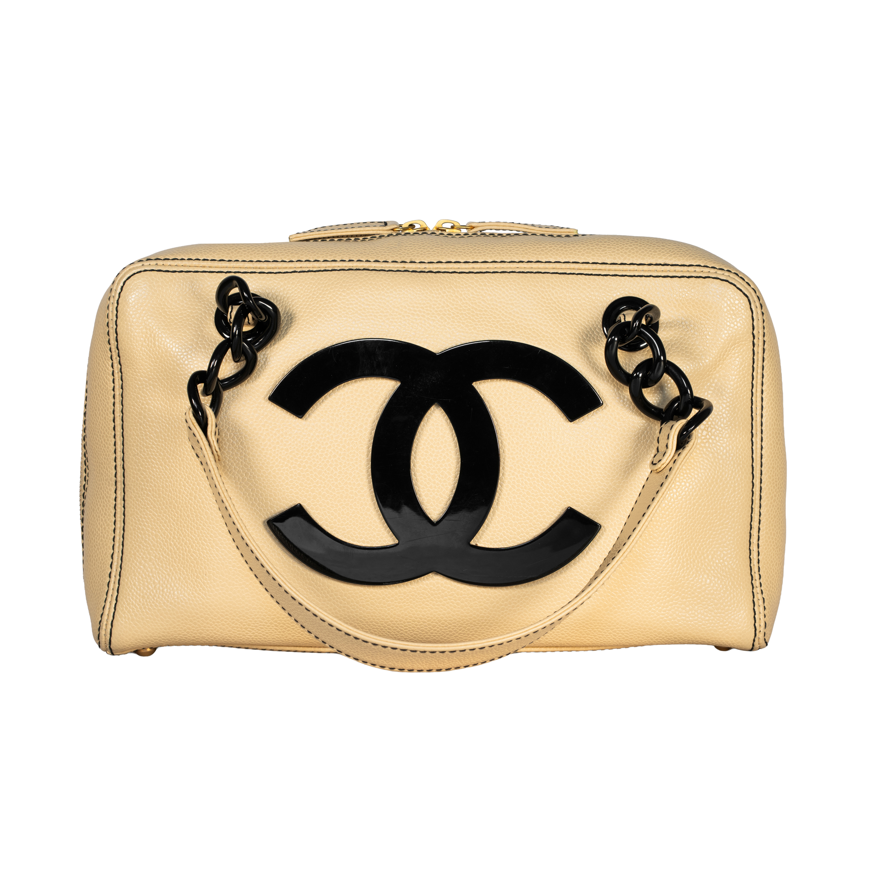 Image #1 Caviar CC Bowler Bag Small Yellow