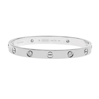 Image #1 4 Diamond Love Bracelet- Size 16