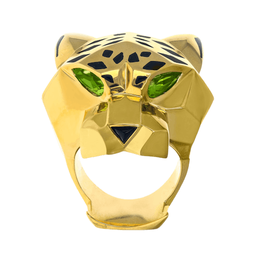 Vertical Panthere de Cartier Ring - Size 56