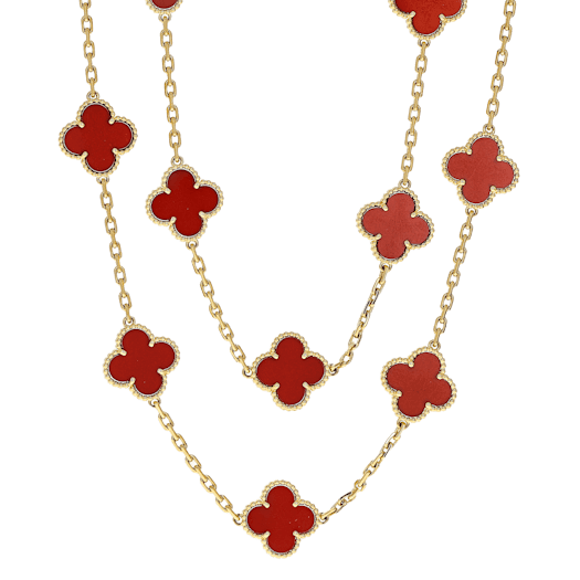 Vertical Vintage Alhambra Necklace
