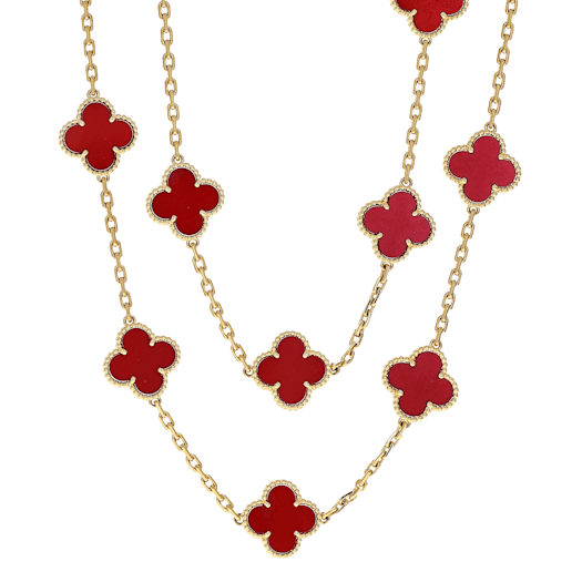 Vertical Vintage Alhambra Necklace