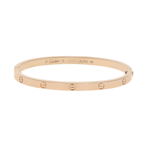 Vertical Small Love Bracelet - Size 15