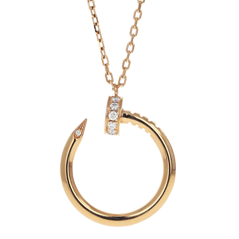 Vertical Juste un Clou Pendant