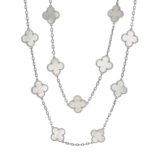 Vertical Vintage Alhambra Necklace
