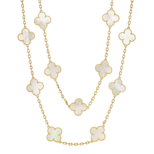 Vertical Vintage Alhambra Necklace