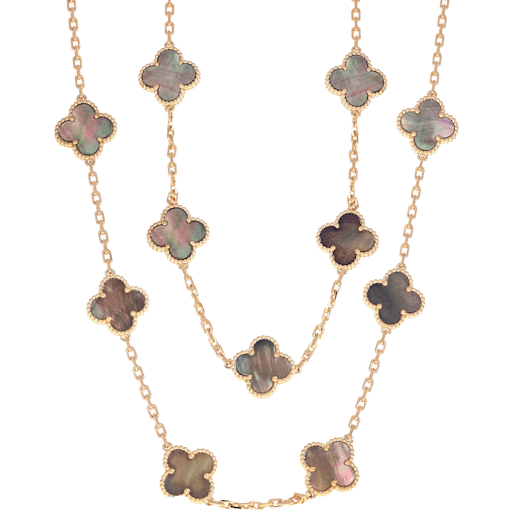 Vertical Vintage Alhambra Necklace