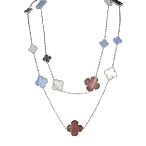 Vertical Magic Alhambra Necklace