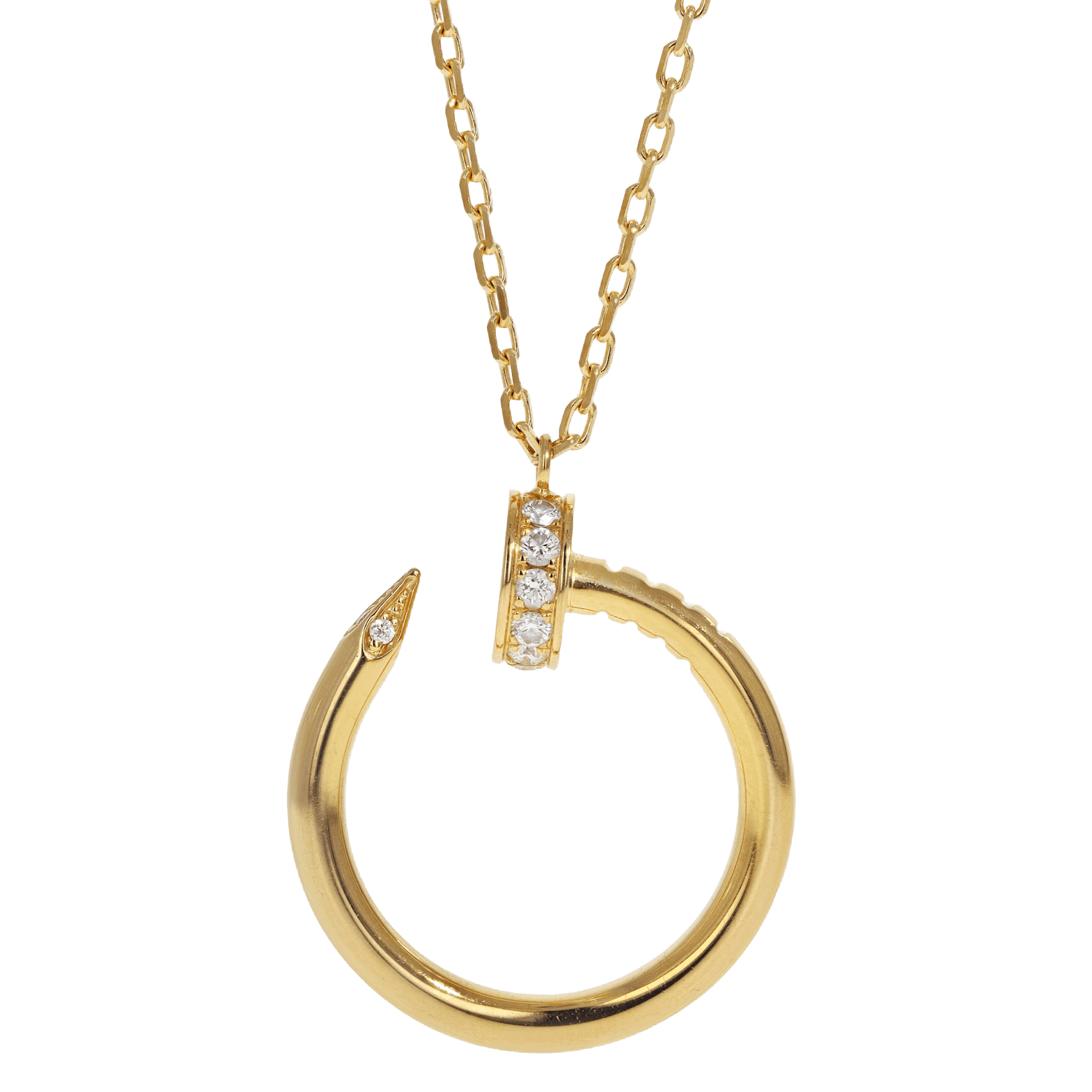 Vertical Juste un Clou Necklace