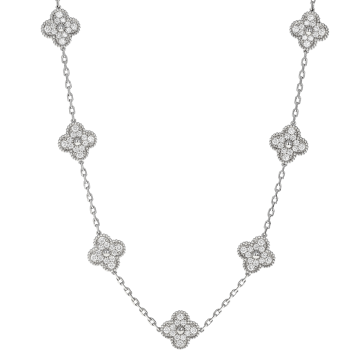 Vertical Vintage Alhambra Necklace