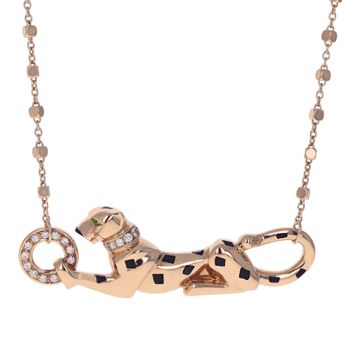 Vertical Panthere de Cartier Necklace