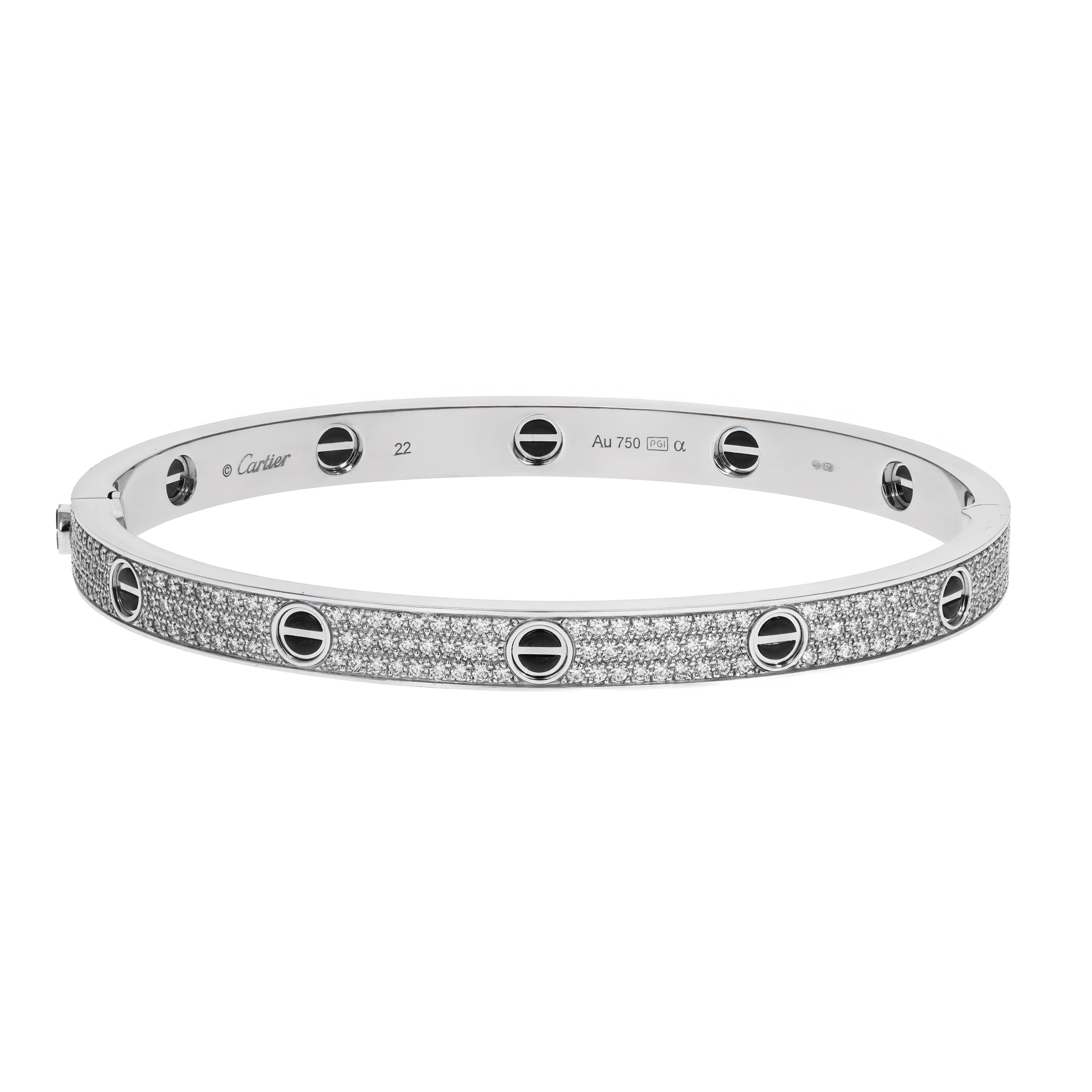 Image #1 Love Bangle Bracelet - Size 22