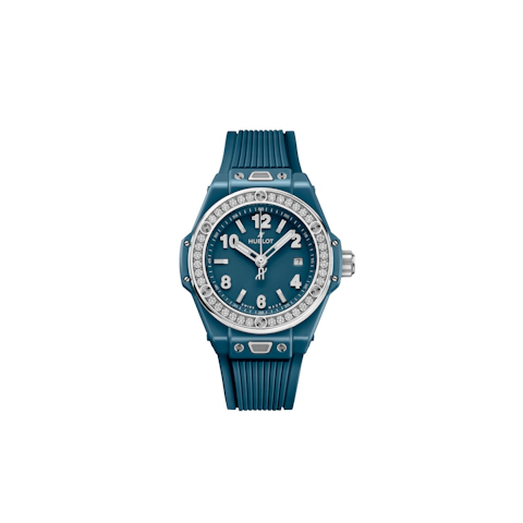 Vertical Big Bang One Click Petrol Blue Ceramic Diamonds