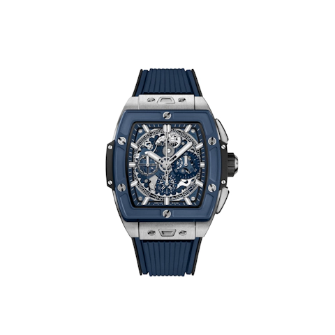 Vertical Spirit of Big Bang Titanium Blue Ceramic