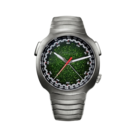 Vertical Streamliner Flyback Chronograph Automatic Matrix Green Fum