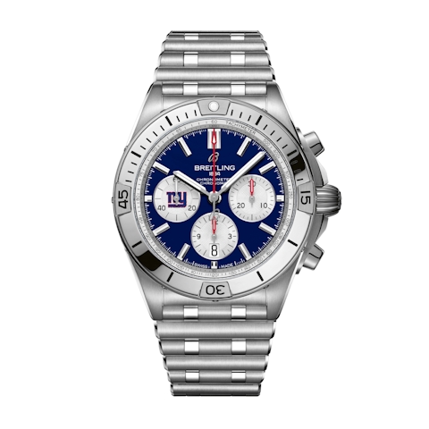 Vertical Chronomat B01 42 NFL Giants AB01342B1CAA1