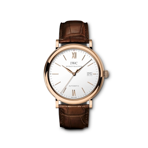 Vertical Portofino Automatic 18K Rose Gold