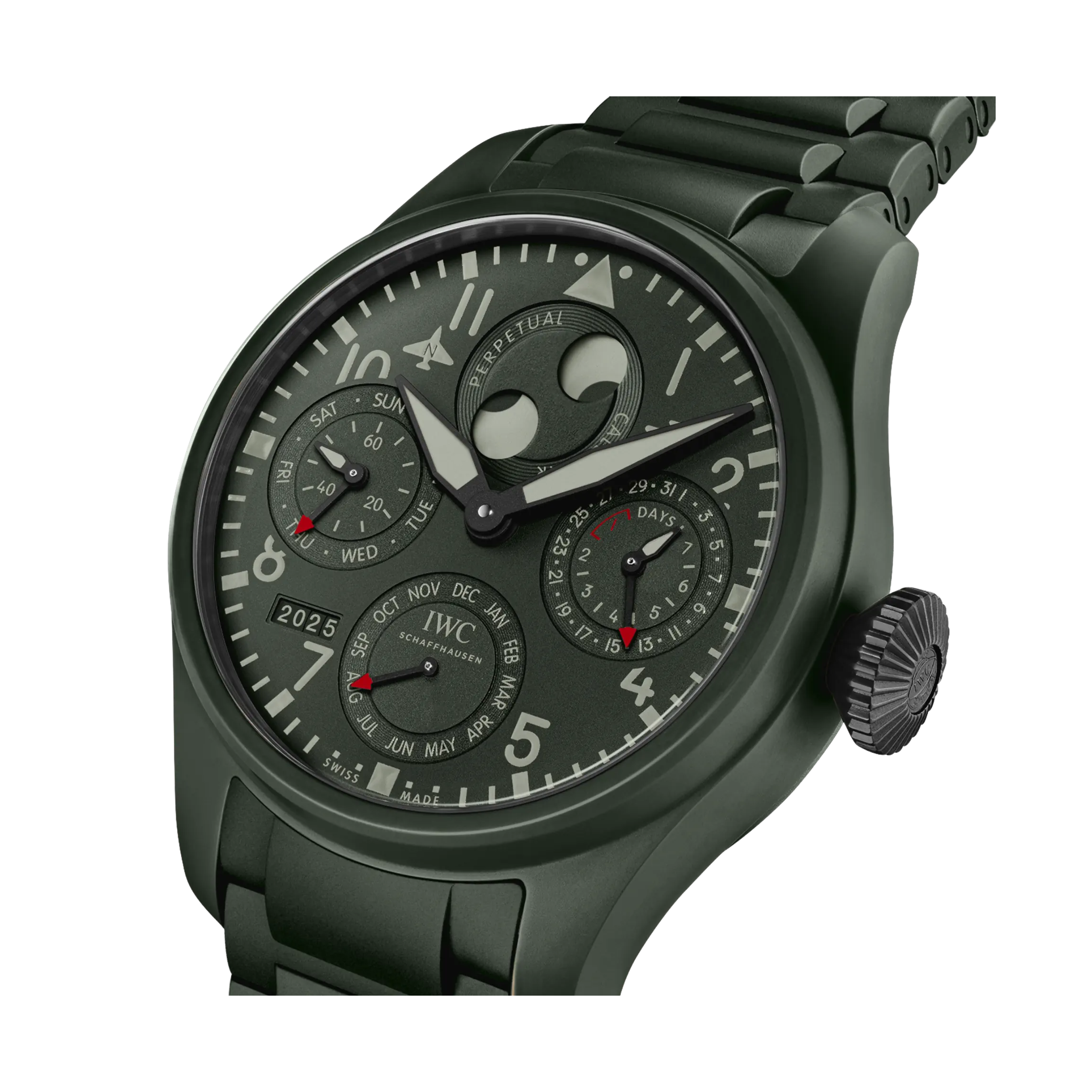 Big Pilot's Watch Perpetual Calendar Top Gun Woodland 3