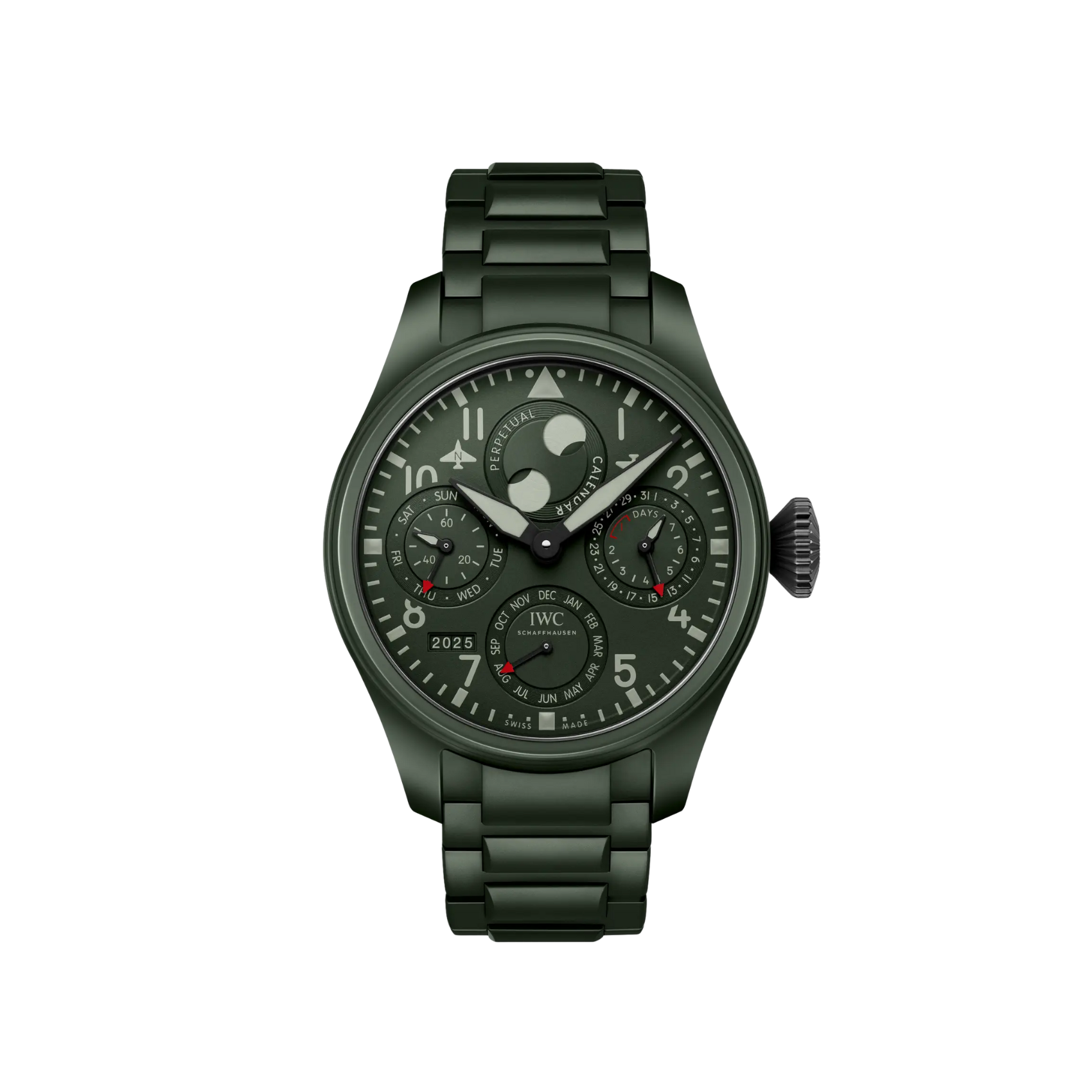 Big Pilot's Watch Perpetual Calendar Top Gun Woodland