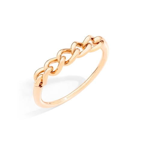 Vertical 18K Catene Link Bangle Bracelet