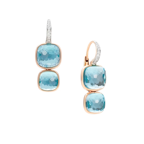 Vertical Nudo Double Earring