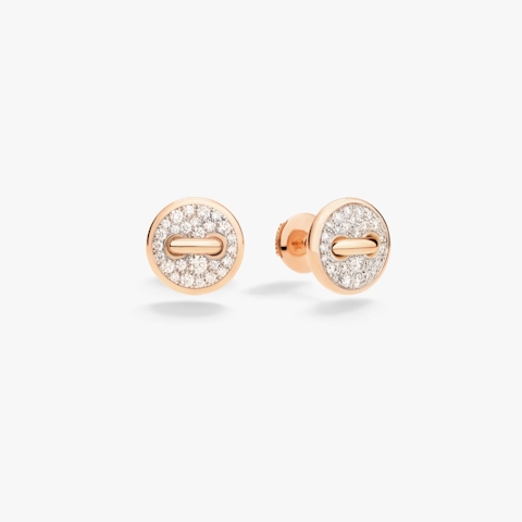 Vertical Diamond Stud Earring